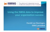 Using the ISBSG data to improve your organization success - van Heeringen (Metrikon 2013)