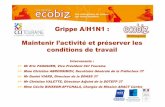 Touraine Ecobiz, réunion grippe "A/H1N1"