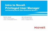Introducing Novell Privileged User Manager and Securing Novell Open Enterprise Server 2