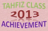 Tahfiz class 2013