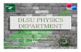 DLSU Physics Department preconfirmation