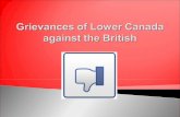 Grievances of Lower Canada