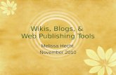 Wikis, blogs, web publishing