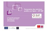 Panorama des services publics en ligne (SiP MIP) - ExplorCamp (2010)