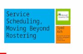 Microsoft dynamics crm 2011   service scheduling- moving beyond rostering