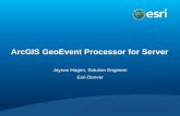 2013 Vendor Track, ArcGIS GeoEvent Processor by Jayson Hagen