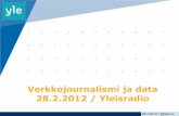 Verkkojournalismi ja data (28.2.2012)