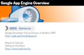 Google App Engine Overview Seminario GDG Genova 4 Ottobre 2013