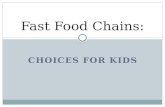 Fast Food Choices for Kids