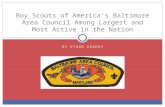 Boy scouts of america's baltimore area council among largest and most active in the nation