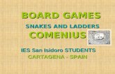 Board games  snakes and ladders comenius