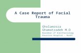 A case report (facial trauma)