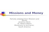 Missions and money   part i