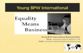 Young BPW International latest updates (Fall 2013)