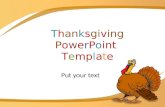 FREE Thanksgiving PPT Template