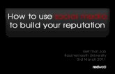 How to use social media to build your reputation