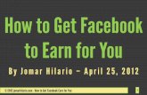 Xx jh how to get facebook to earn for you