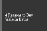 4 reasons to buy walk in baths