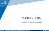 Компания по наладке подстанций, Aedilis UAB