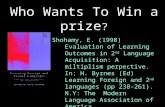 Who wants to be a millionaire shohamy 1998