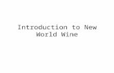 Introduction to new world wine