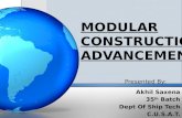 Modular Construction Advancements