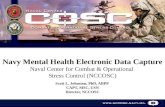 Navy Mental Health Electronic Data Capture - 2014 COSC Symposium