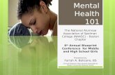 Mental health 101 blueprint conference