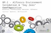 Alfresco Environment Validation and "Day Zero" Configuration