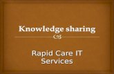 Knowledge sharing-april252011