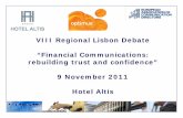 VIII EACD Lisbon Presentation Lisbon November 2011
