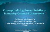 Conceptualizing Power Relations in Inquiry-Oriented Classrooms