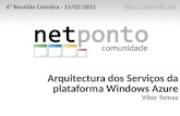 Arquitectura dos Serviços da plataforma Windows Azure