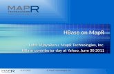 HBase backups and performance on MapR