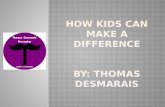 How kids can make a difference