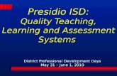 PISD Assessment and PLC Presentation