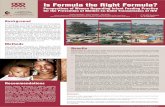 Research Poster: Is Formula the Right Formula? Perspectives of Women Regarding Infant Feeding Practices for the Prevention of Mother-to-Child-Transmission of HIV