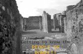 Getting to know the people of pompeii