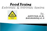 Intrinsic and extrinsic toxins in food