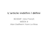 Bc004 f articles indefinis definis