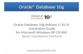 Oracle Database 10g Release 2 Installation