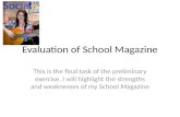 Evaluation of school magazine