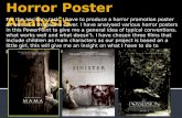 Horror poster analysis for ancillary task
