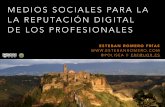 Medios sociales para la reputación digital de los profesionales