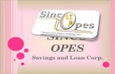 Sinco opes stock savings and loan corp03