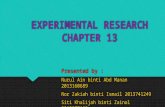 Experimental research
