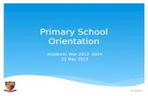 Presentation   2013 orientation - 23 may