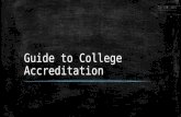 Guide to College Accreditation