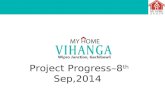My home vihanga status report as on 08.09.2014