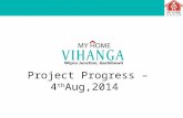 My home vihanga status report as on 04.08.2014
